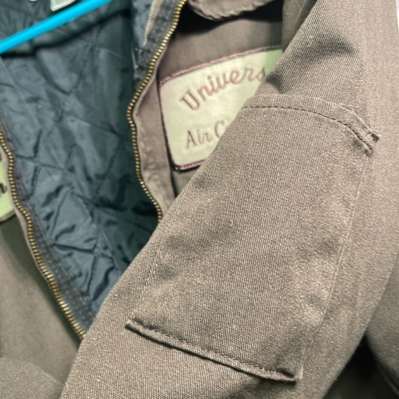 UniWear brown uniform jacket name patch work wear men’s size XL - Picture 7 of 8
